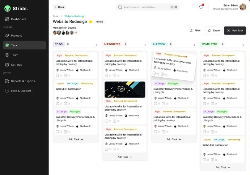 Task Management Dashboard
